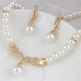 Gatsby Inspired Pearls Set - 2 Pcs